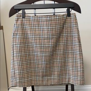 Banana republic plaid mini shirt